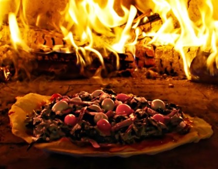 Out of the pizza oven... into the political fire