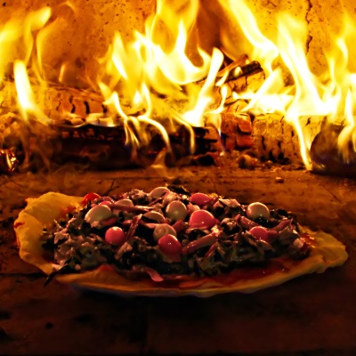 Out of the pizza oven... into the political fire